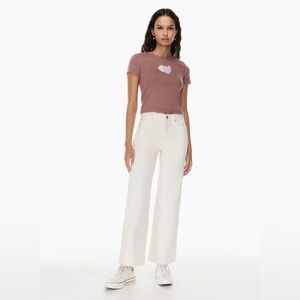Sunday Best Jupiter Jeans - Aritzia Wide Leg Cream Jeans - Women’s Jeans